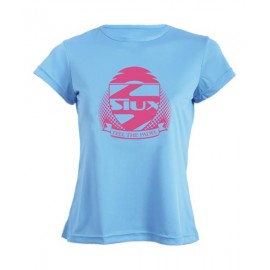 Camiseta Siux Mujer Entrenamiento Celeste