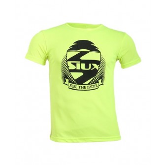 Camiseta Siux Entrenamiento Amarillo Fluor