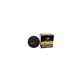 Pelota Squash Dunlop Pro 2 Puntos Amarillos.