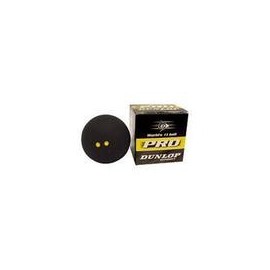 Pelota Squash Dunlop Pro 2 Puntos Amarillos.